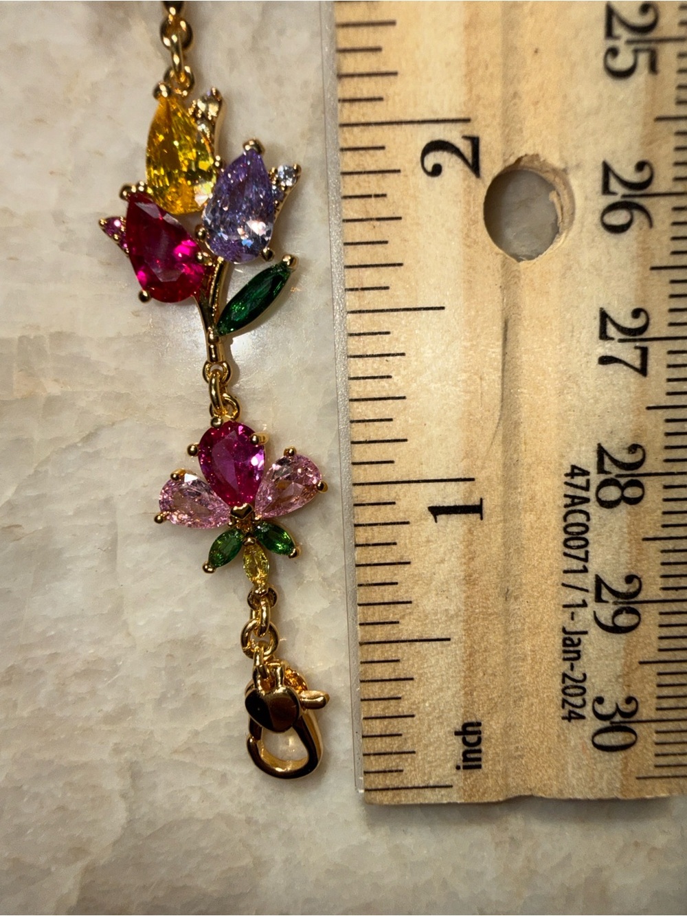 Kate Spade Greenhouse Floral
Bracelet Gold Tone Multi - Picture 6 of 8